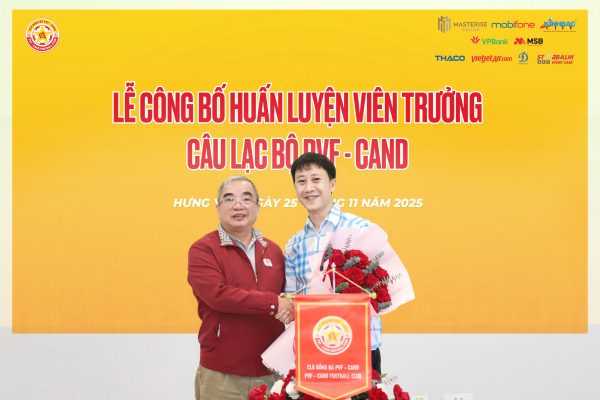PVF-CAND ra mắt HLV trưởng Nguyễn Thành Công