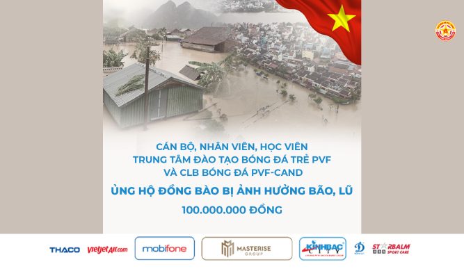PVF-CAND hướng về đồng bào miền Trung thân yêu