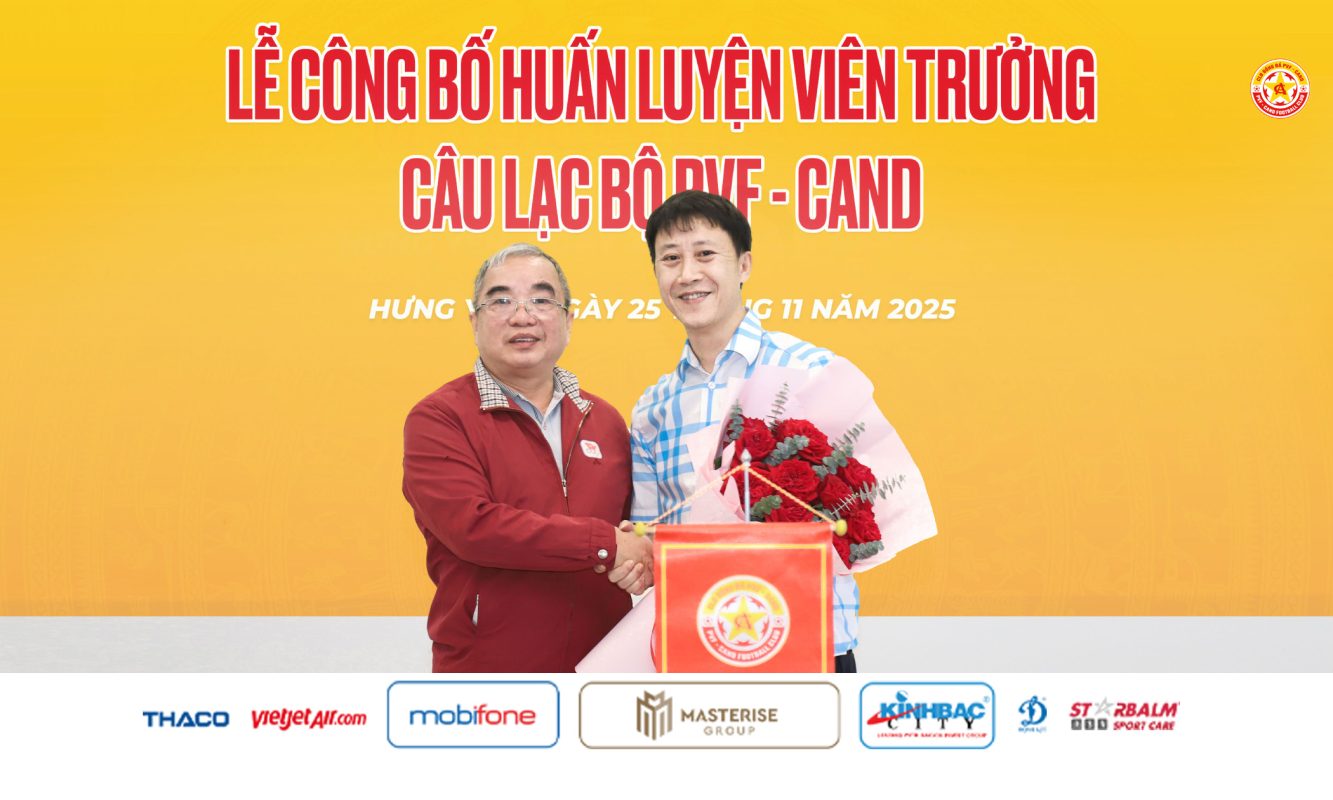 PVF-CAND ra mắt tân HLV trưởng