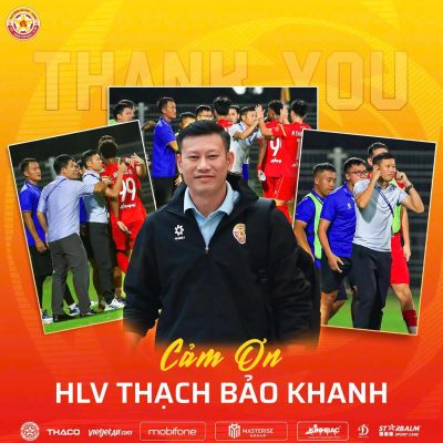 CLB PVF-CAND gửi lời cảm ơn và chia tay HLV Thạch Bảo Khanh