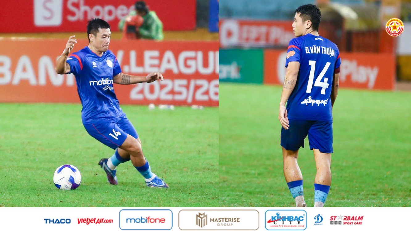 Văn Thuận trở lại đá chính sau chấn thương, thi đấu tròn vai trong trận CAHN vs PVF-CAND