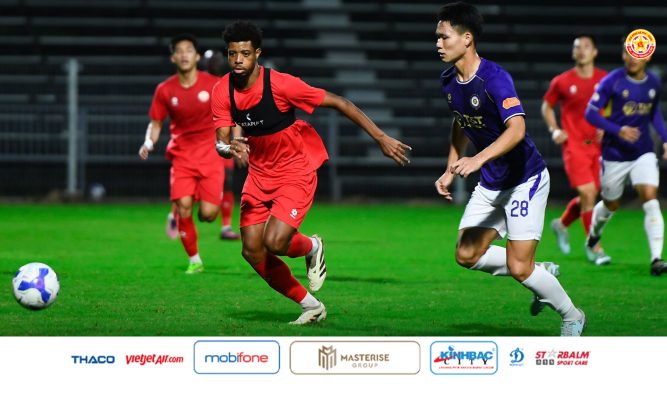 Chùm ảnh trận đấu giao hữu: CLB PVF-CAND vs CLB Hà Nội
