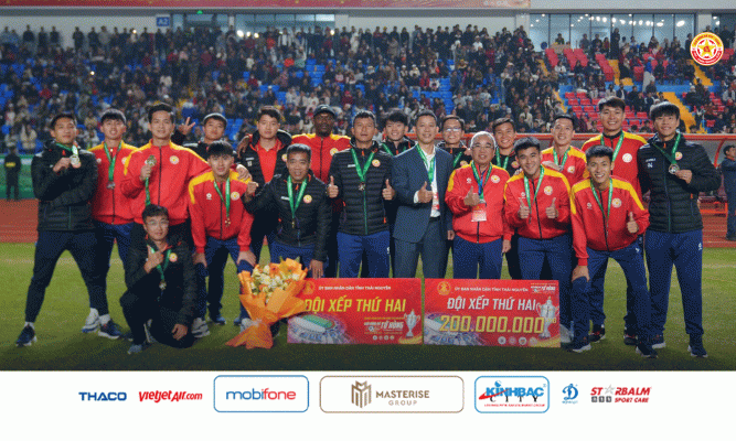 PVF-CAND giành ngôi Á quân Giải bóng đá Tứ Hùng – Thái Nguyên 2025