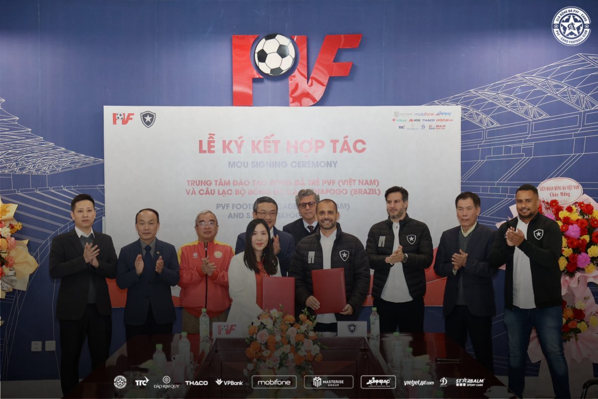 PVF ký kết hợp tác chiến lược với CLB Botafogo (Brazil)