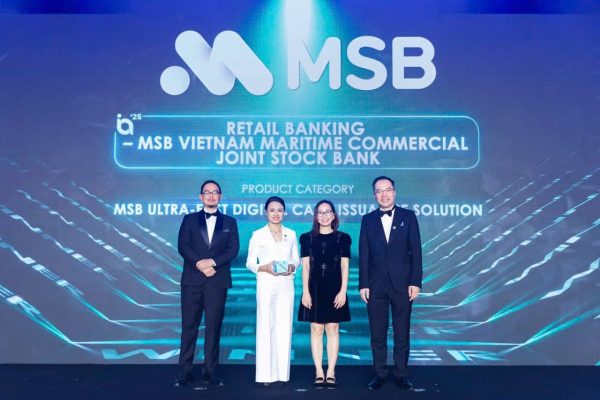 MSB được vinh danh tại Giải thưởng Sáng tạo Quốc tế 2025 (International Innovation Awards – IIA 2025), một trong những giải thưởng uy tín hàng đầu châu Á do Enterprise Asia tổ chức.