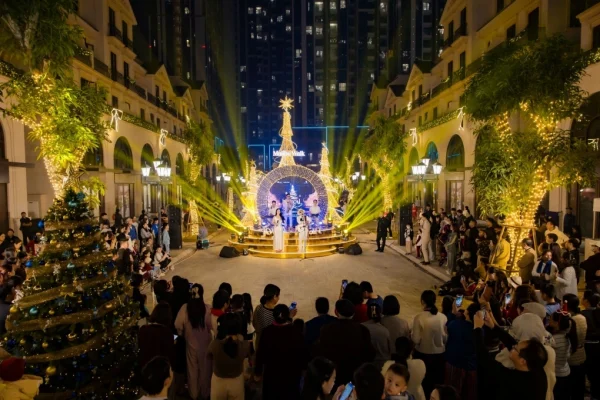 Sự kiện "The Dazzling Night" khởi động mùa lễ hội tại Malibu Walk. Ảnh: Masterise Homes