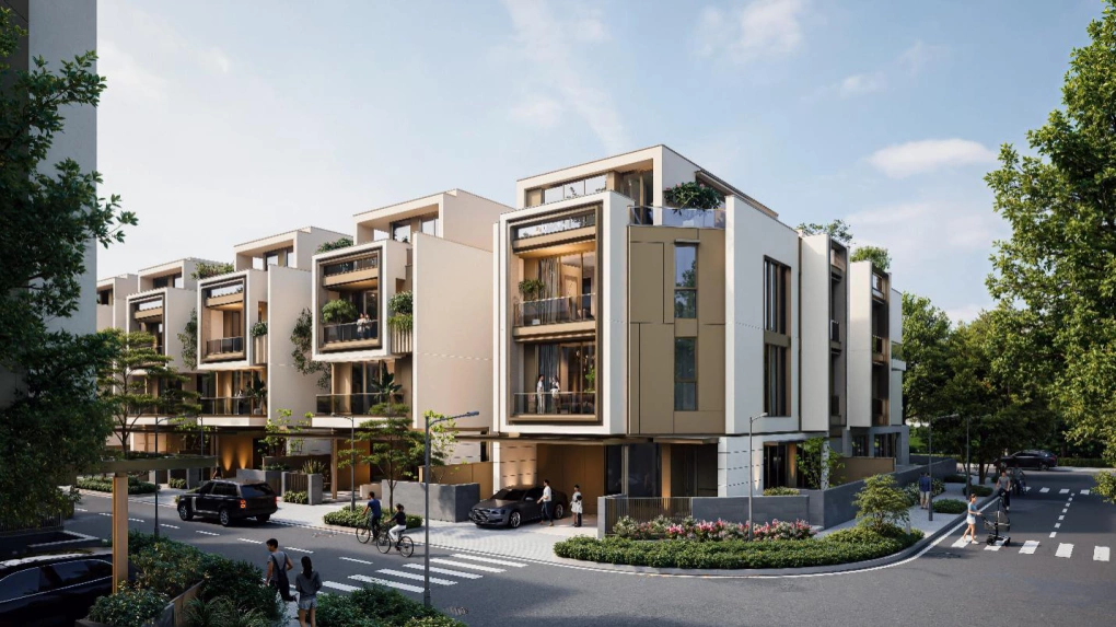 Phối cảnh các căn villa biệt lập tại Sola.