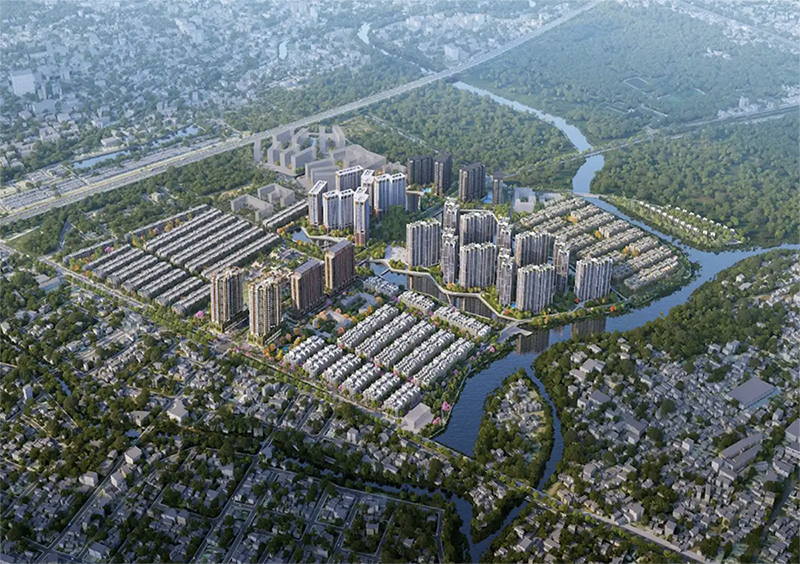 Phối cảnh tổng thể khu đô thị The Global City.