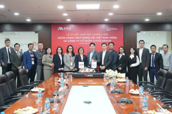 MSB kết hợp cùng Citics nhằm tối ưu trải nghiệm của khách hàng vay thế chấp bất động sản.